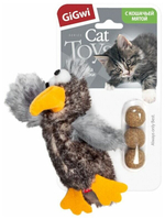 Gigwi REFILLABLE CATNIP Игрушка для кошек Утка с кошачьей мятой 13см