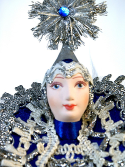 Кукла сказочная фарфоровая Снежная королева Х. К. Андерсена