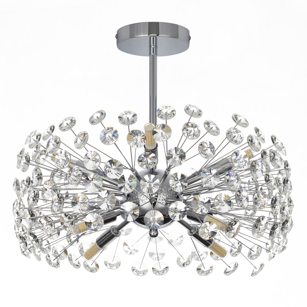 Eletto Betsy EL322CA08.1 Хрустальная люстра на штанге Хром