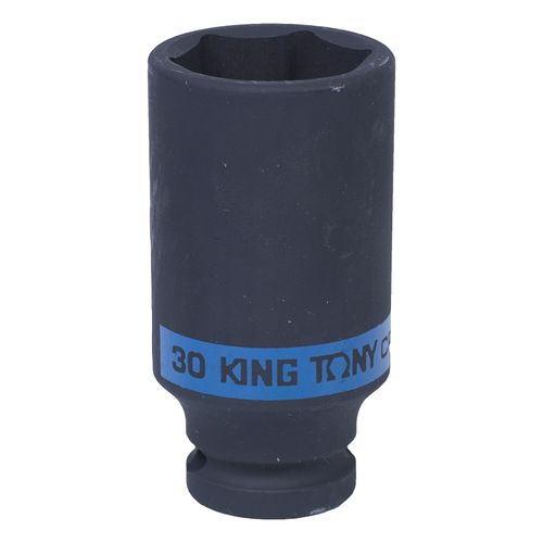 KING TONY (443530M) Головка торцевая ударная глубокая шестигранная 1/2", 30 мм