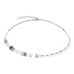 Колье Coeur de Lion Grey-Silver 1122/10-1217