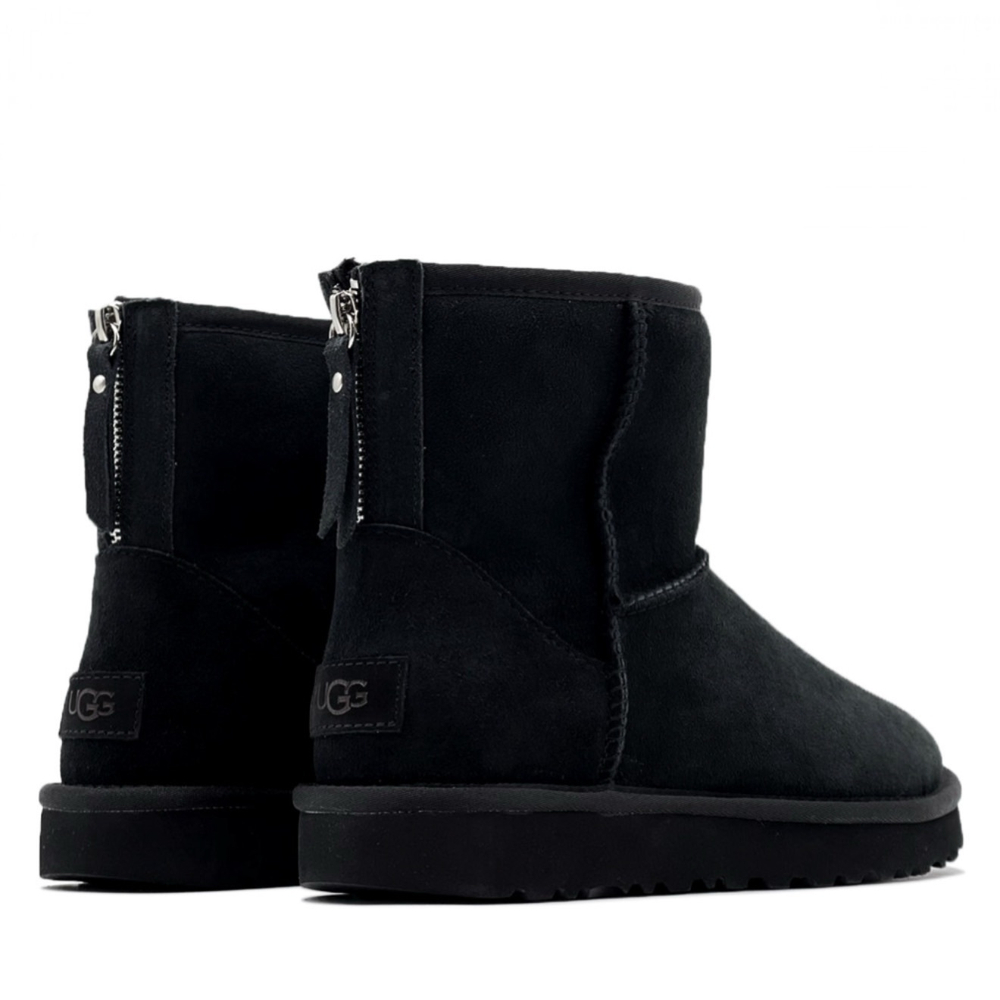 UGG Classic Mini Zip II Black (Без Камней)