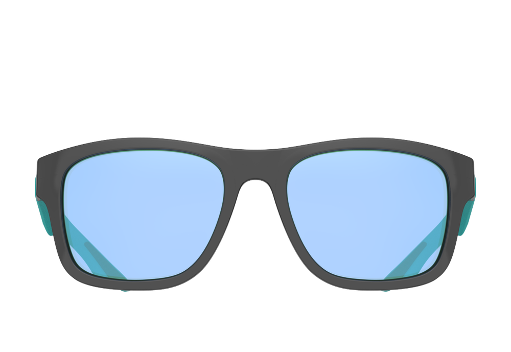 Спортивные очки 720armour Fabio / Shiny Crystal Black / Matte Emerald Green Temple / HC Polarized Smoke Revo Silver Lens