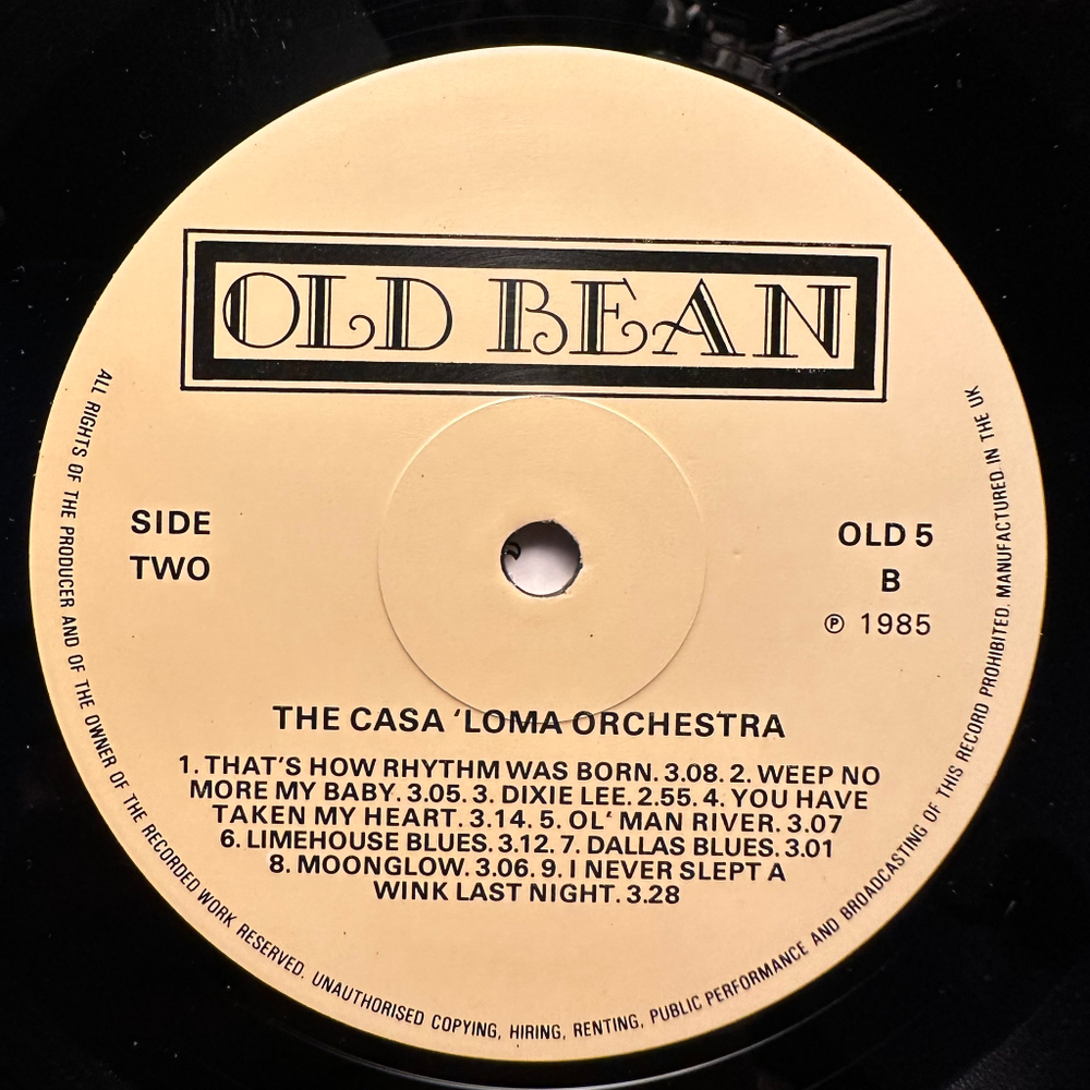 The Casa Loma Orchestra- White Jazz (Англия 1985г.)