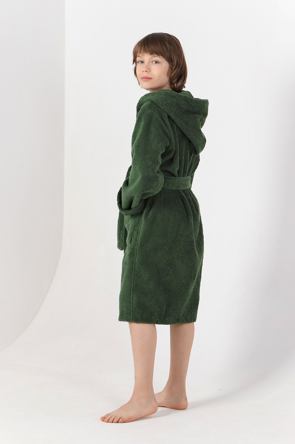 Халат для мальчика Комфорт-2 Виотекс ЗЕЛЁНЫЙ