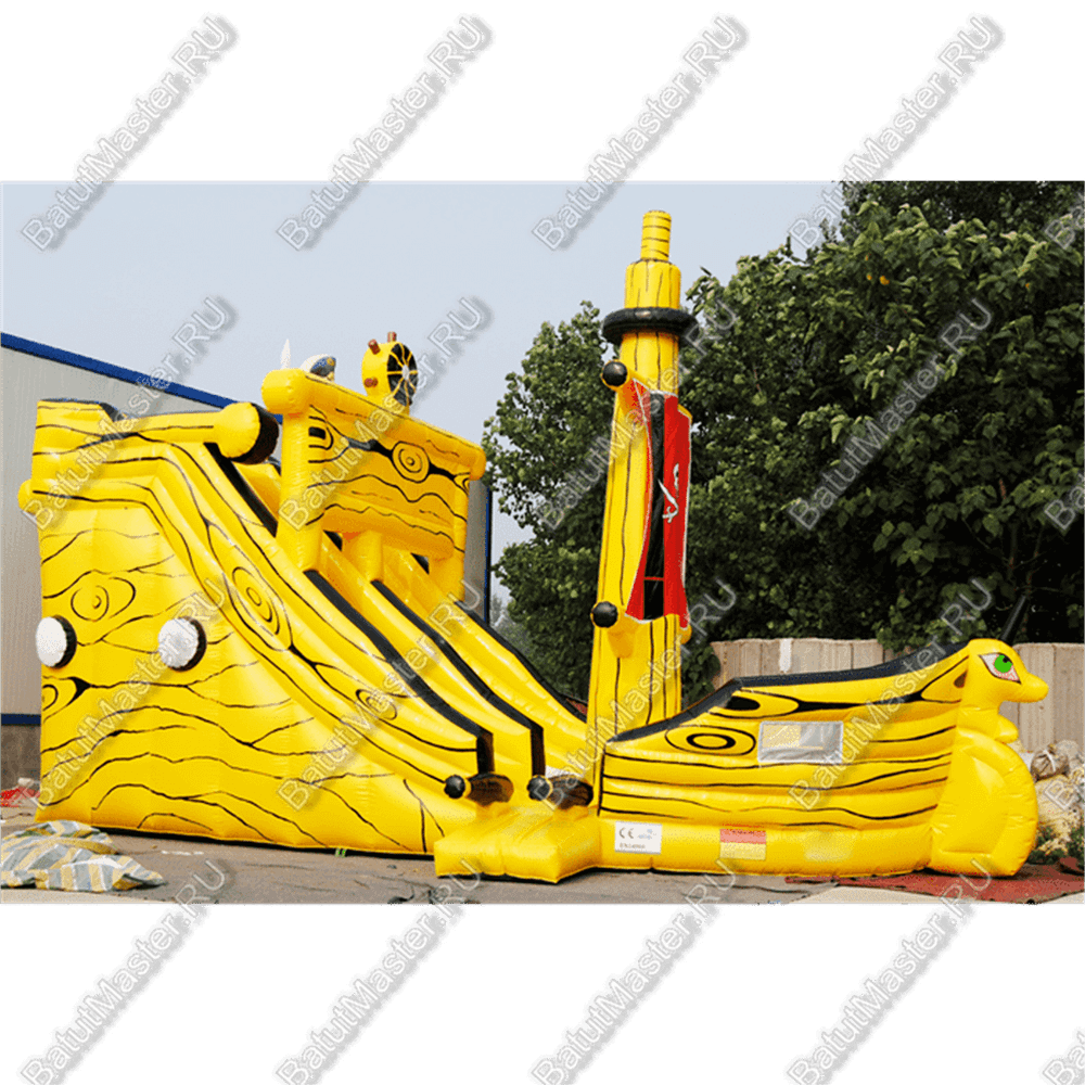 Коммерческий надувной батут "Желтый кораблик"