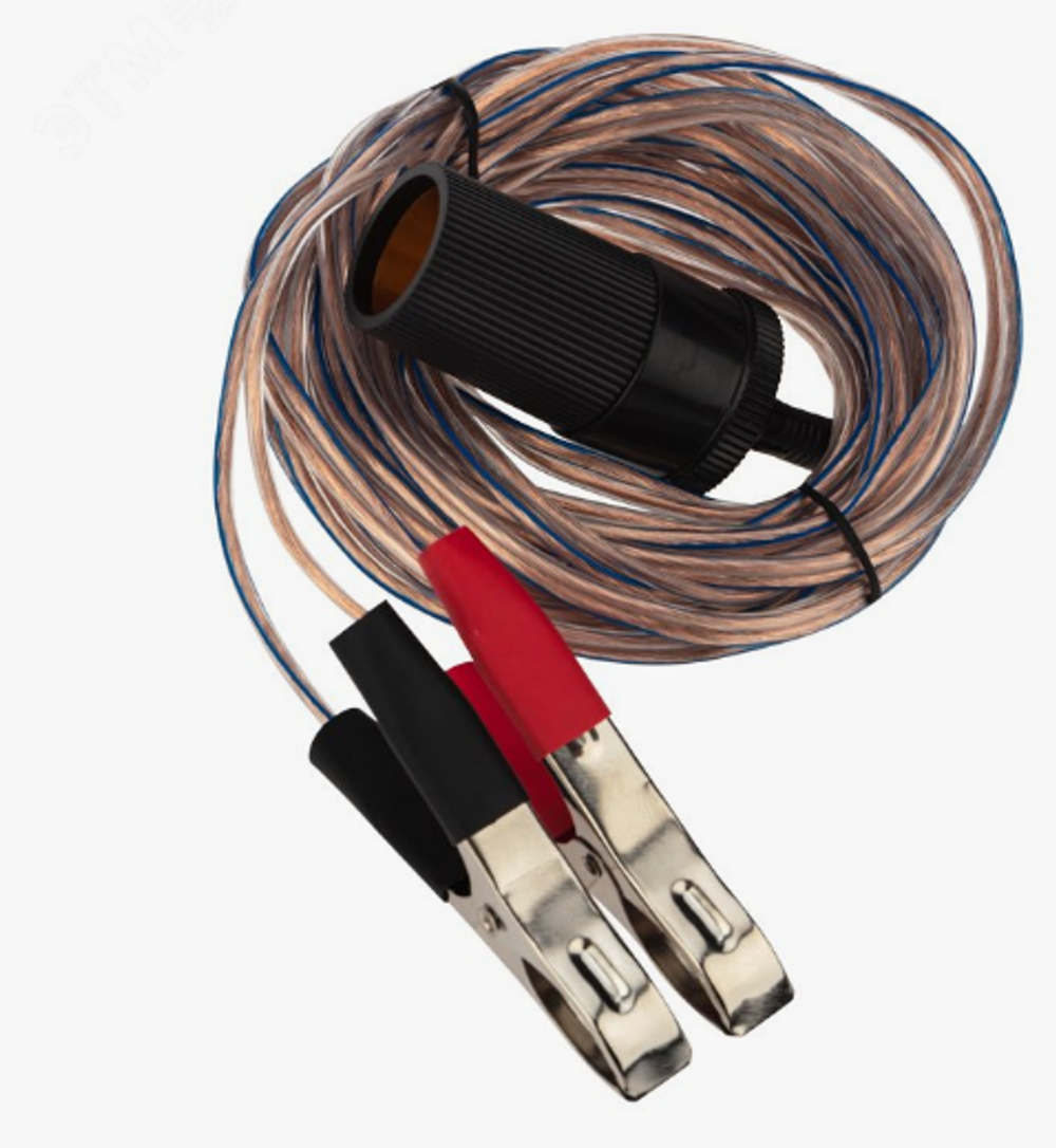 Переходник на компрессор с крокодилами 5 м  160217