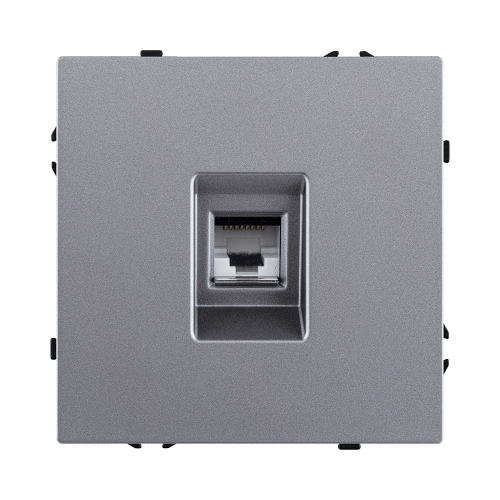 Розетка Ethernet RJ45 Cat.6, серый Kollinger Eclipse EC-017GY