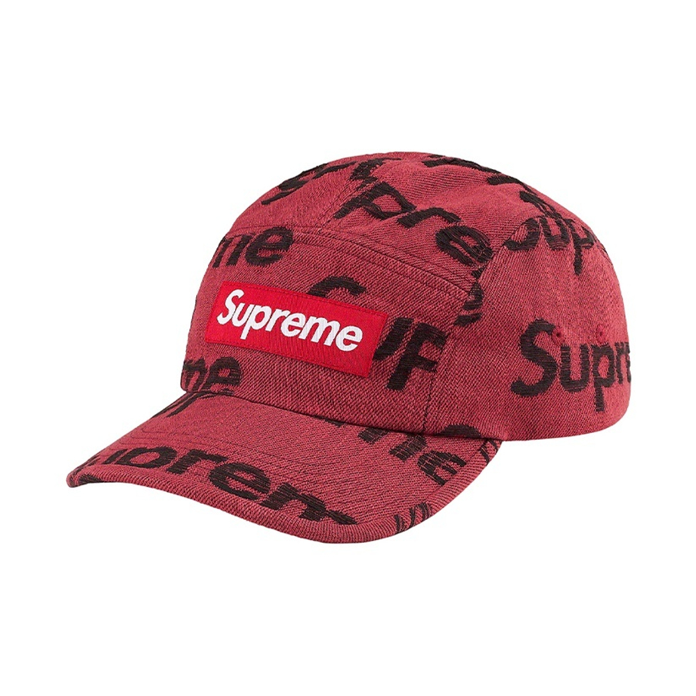 Supreme Frayed Logos Denim Camp Cap