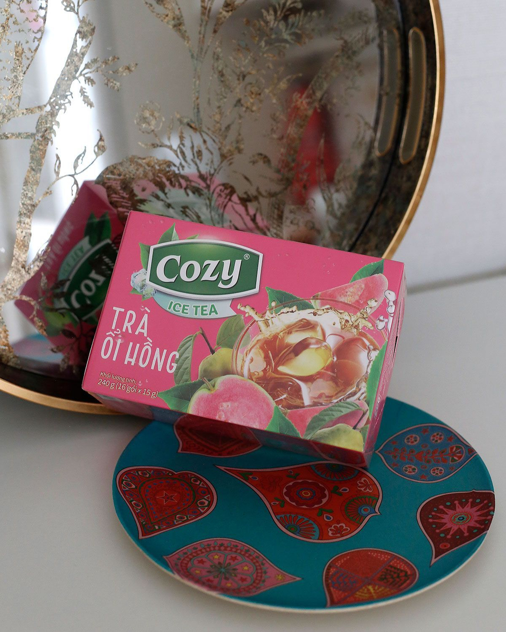 Чай COZY растворимый со вкусом ГУАВА, 240 г