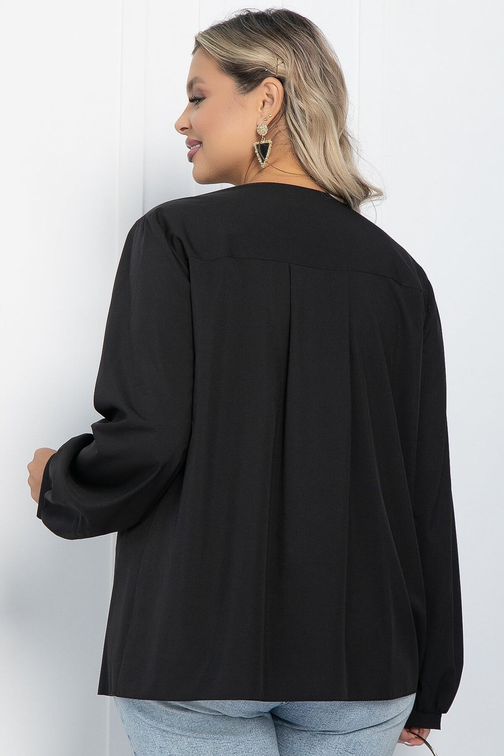 Блуза Калитея (черная) Б11624 LT Collection