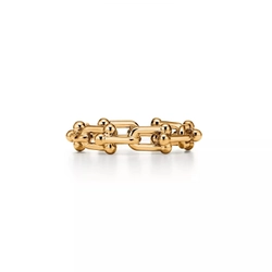 Кольцо из жёлтого золота 18k,Tiffany 💠Hard Wear micro