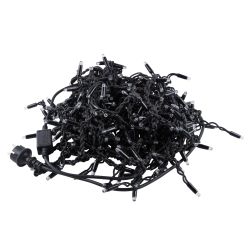 ULD-B5007-300-TBK MULTI IP67 Бахрома светодиодная с эффектом мерцания. 5м. Соединяемая. 300 светодиодов. Красный. желтый. синий. зеленый свет. Провод черный. TM Uniel