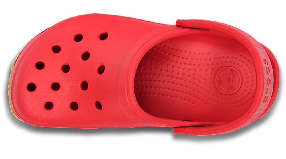 Boys red crocs shop