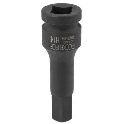 Головка-бита 6-гранная ударная 14мм,1/2'' RockForce RF-24407814MPB