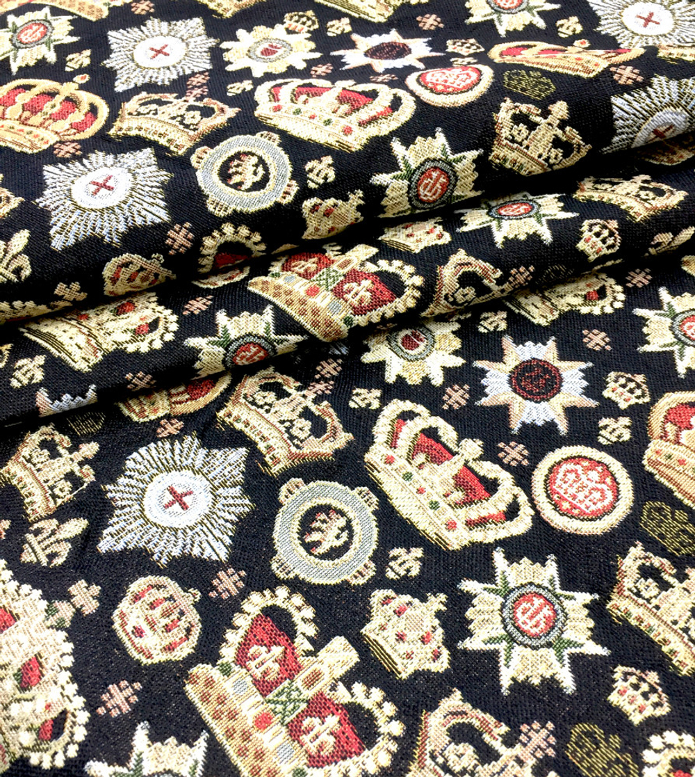 Гобеленовая ткань Ордена и короны 175 см