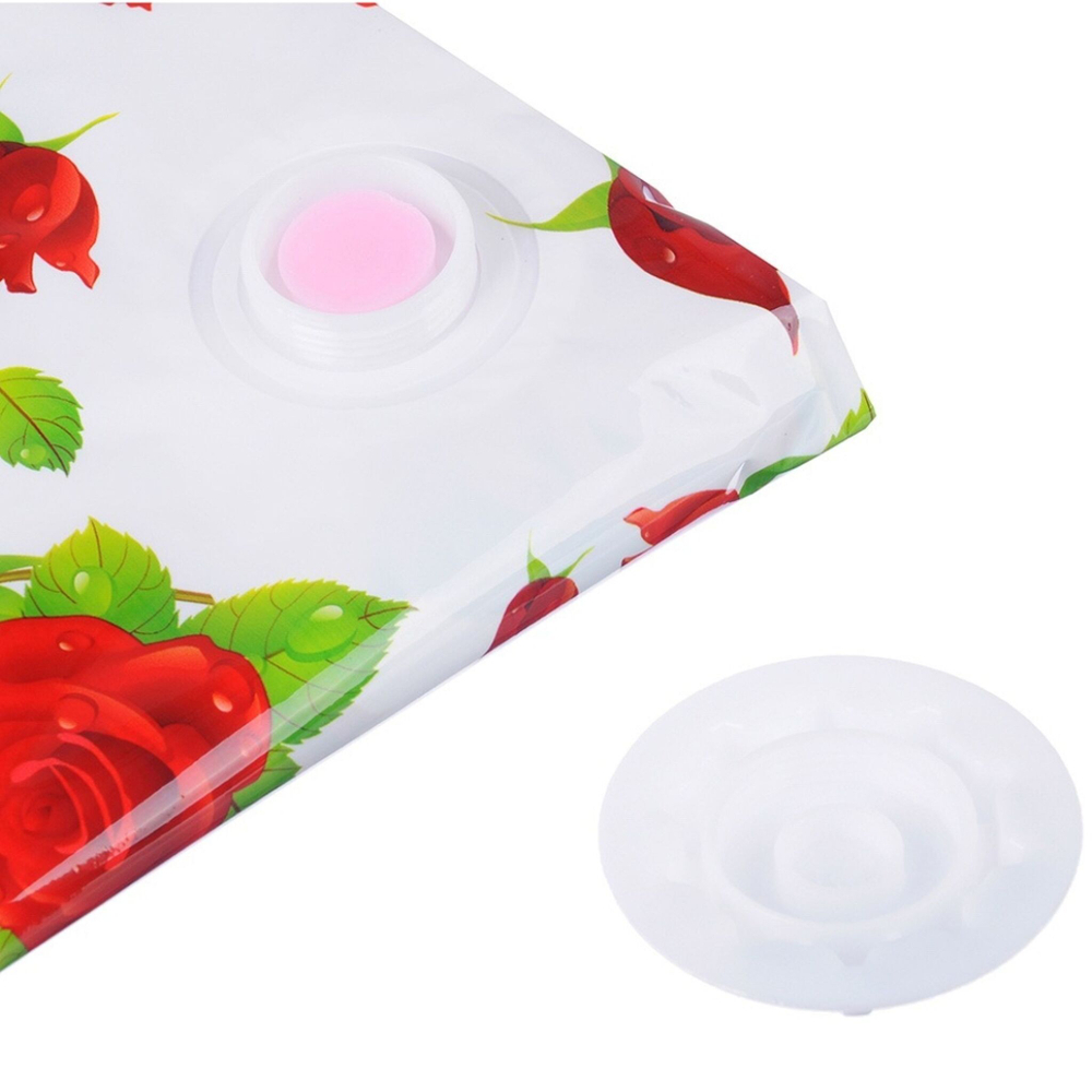 Пакет вакуумный для одежды 60х80 см, с рисунком, работает от пылесоса, 457-057