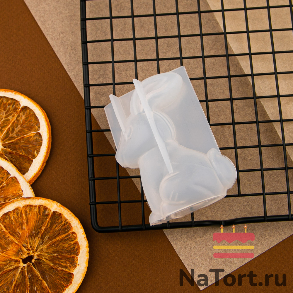 Силиконовый молд 3D «Зайчик»