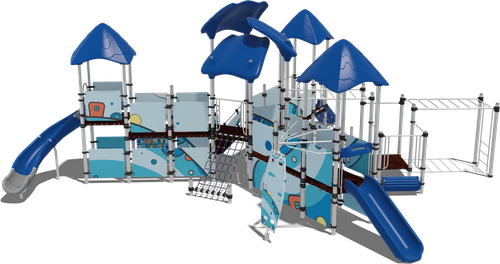 Детский городок Мадагаскар, комплектация 1 (паттерн Fairytale)