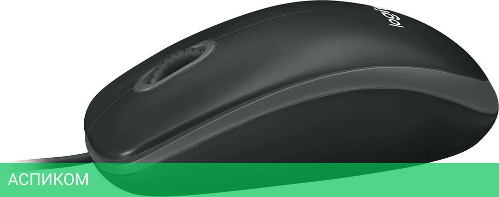 Мышь Logitech B100 Optica USB Black (910-003357)