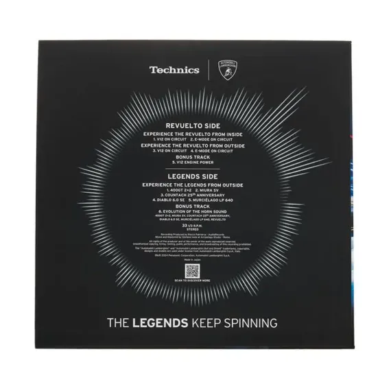 Technics SL-1200M7PED Lamborghini Yellow