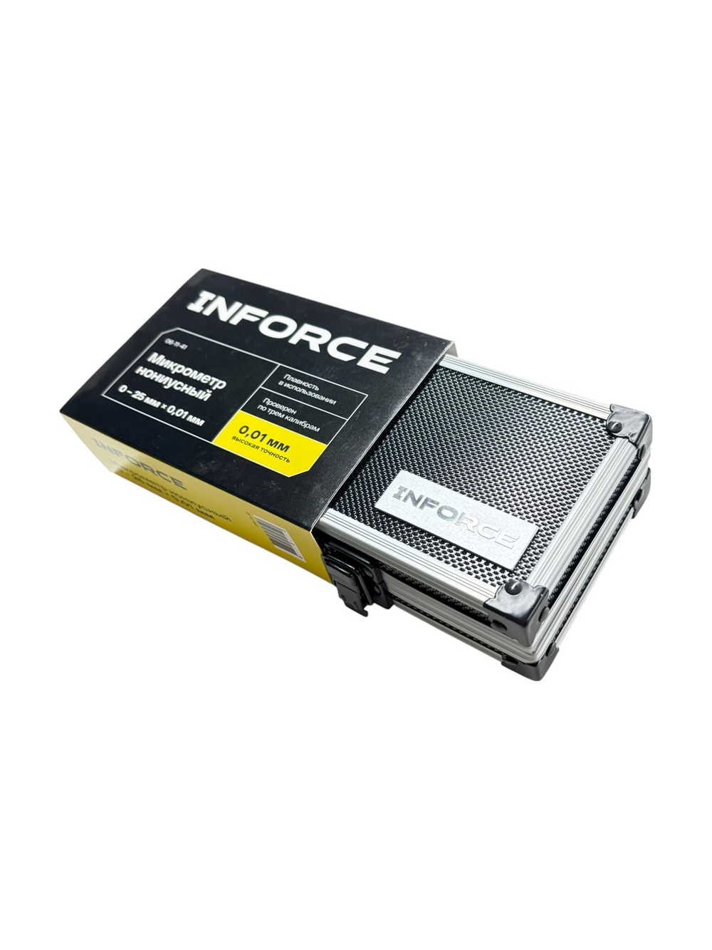 Микрометр 0-25мм*0.01мм Inforce 06-11-41
