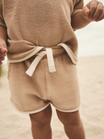 Пончо и шорты в комплекте для мальчика Next E92-312, Песочный