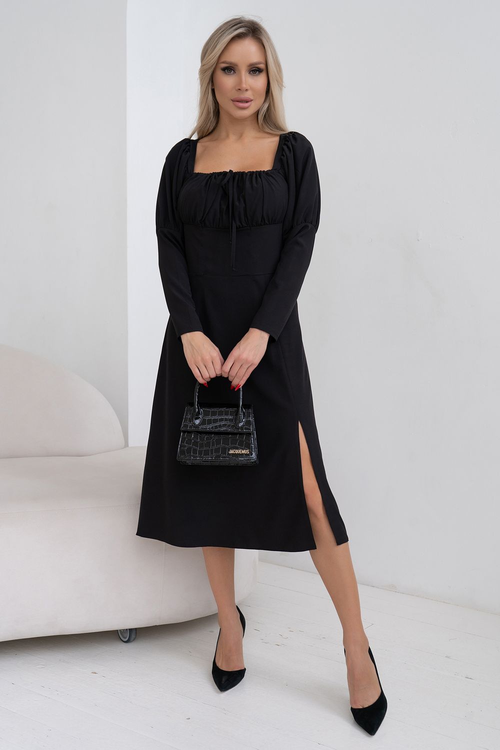 Платье Джулия (черный) Р11-1104/2 Nikol