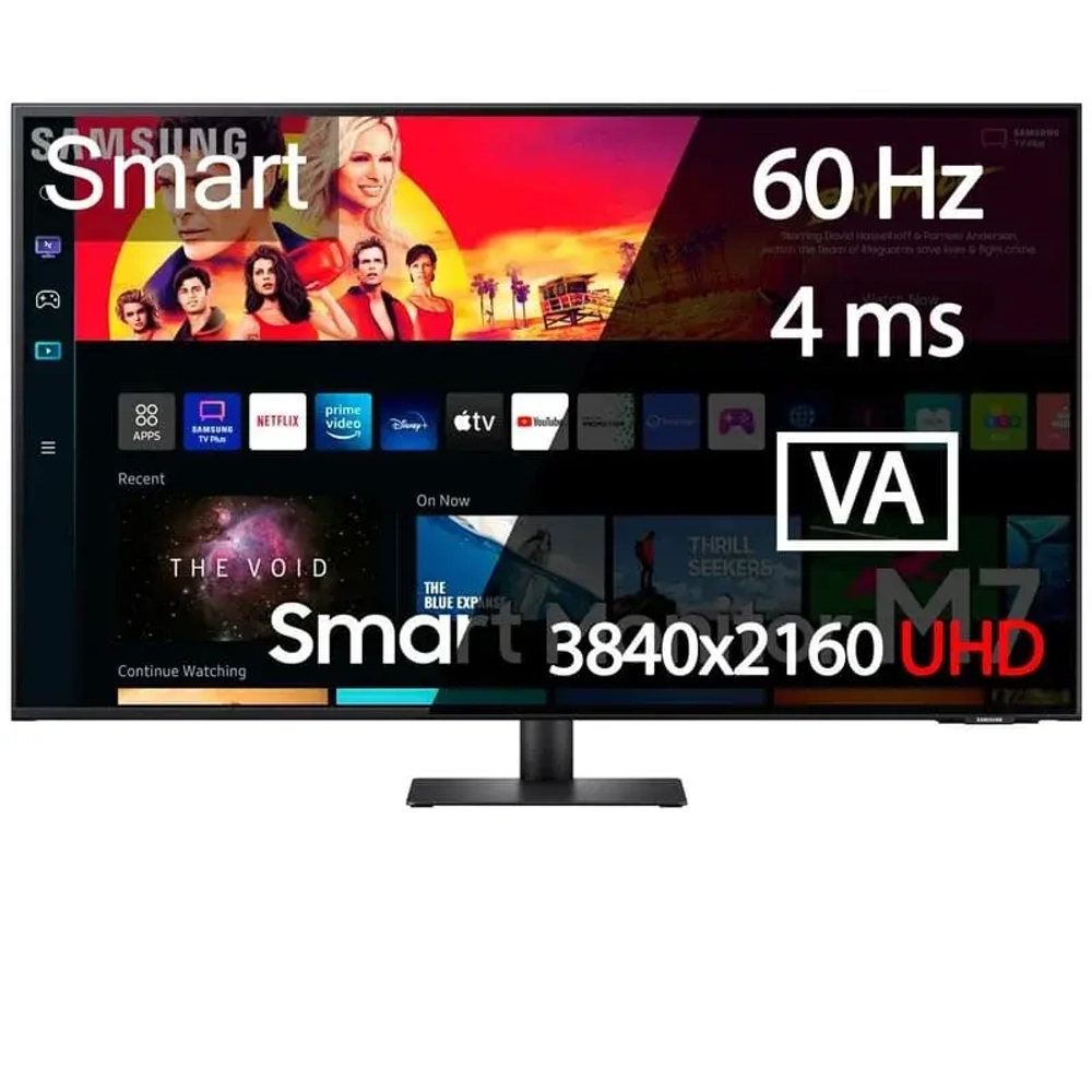 Smart монитор 43" SAMSUNG SMART M7 (LS43BM702UIXCI)