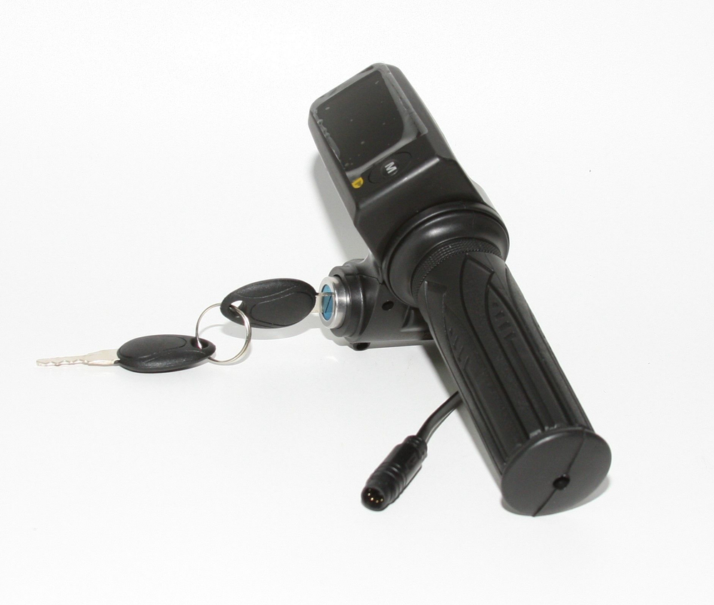 Ручка газа с дисплеем и замком зажигания Kugoo C1 Plus