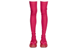 RICK OWENS/RO Over the knee Boots Women"s Fuchsia