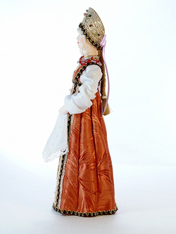 Кукла коллекционная Девушка в русском народном костюме