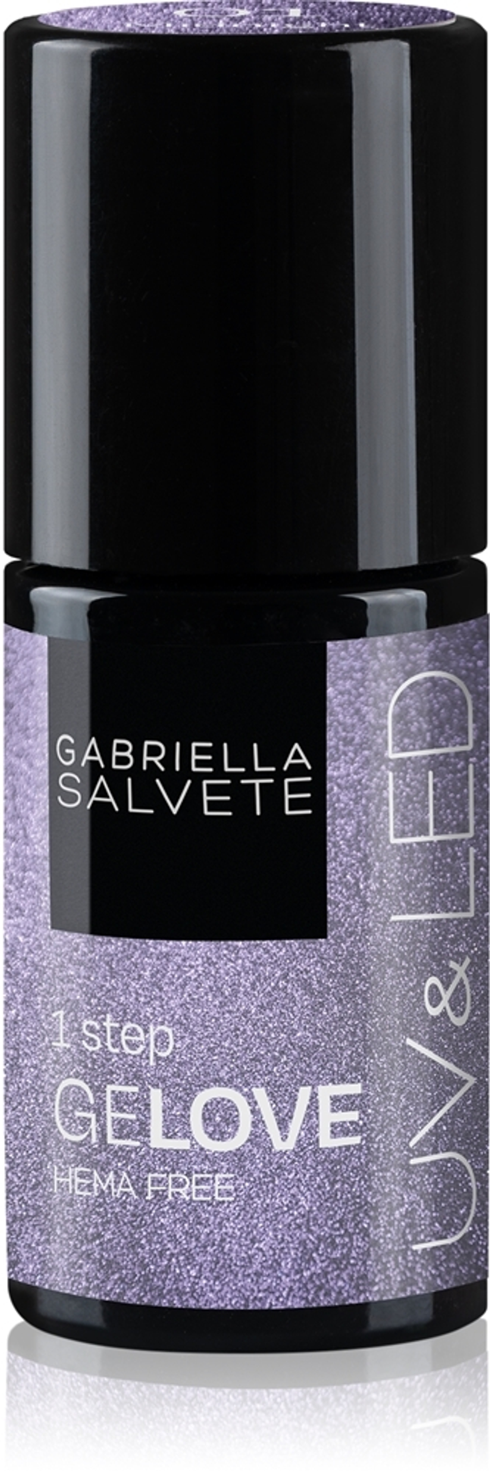 Gabriella Salvete Over The Moon Midnight - Гибридный лак для ногтей 3-в-1 с ультрафиолетовой / светодиодной лампой, 8 ml
