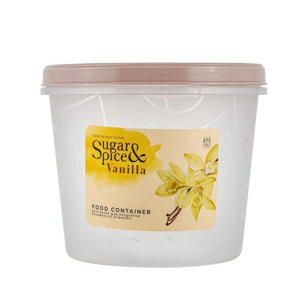 Банка для продуктов Sugar&amp;Spice Vanilla с завинчивающейся крышкой 0,7л латте