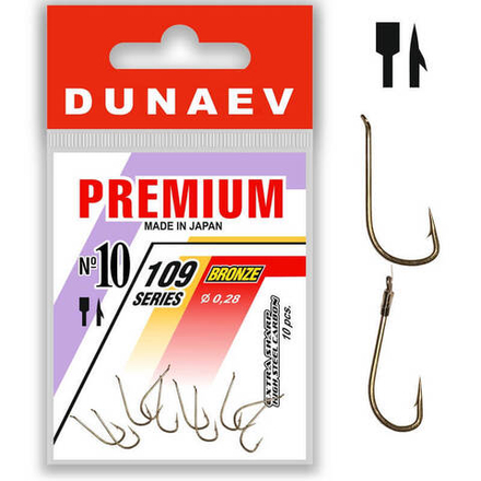 Крючок Dunaev Premium 109 #10 (упак. 10 шт)
