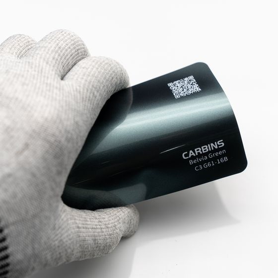 Веер образцов виниловой цветной пленки Carbins