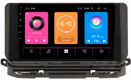 Магнитола для Skoda Octavia 2020+ - OEM GT10-1591 на Android 10, 2Гб-16Гб
