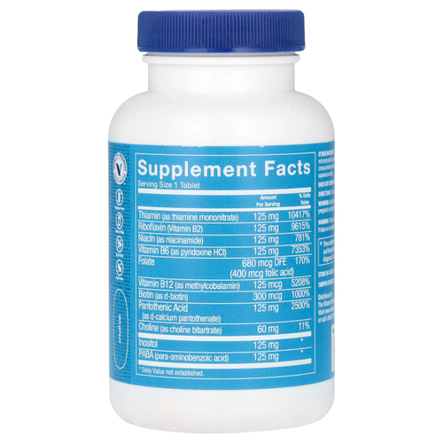 The Vitamin Shoppe, B-Complex 125, витамины группы B, 100 таблеток