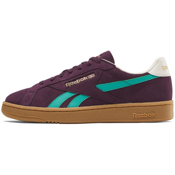 Reebok CLUB C ПЛОЩАДКАМИ В Великобритании Кроссовки для скейтбординга Низкие Бургундские университеты