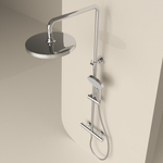Душевая стойка Sancos Teo c термостатом, хром, SC11001CH