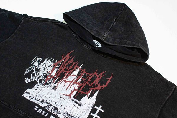 Худи Готический черный - фото 4