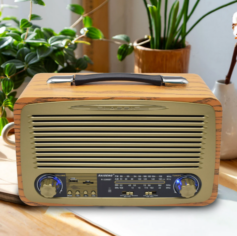 Радиоприемник Raiseng R-3288BT FM/USB/Stereo Ретро