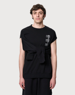 MM6 MAISON MARGIELA СВИТШОТ-ТРАНСФОРМЕР МУЖСКОЙ С ЛОГОТИПОМ БРЕНДА