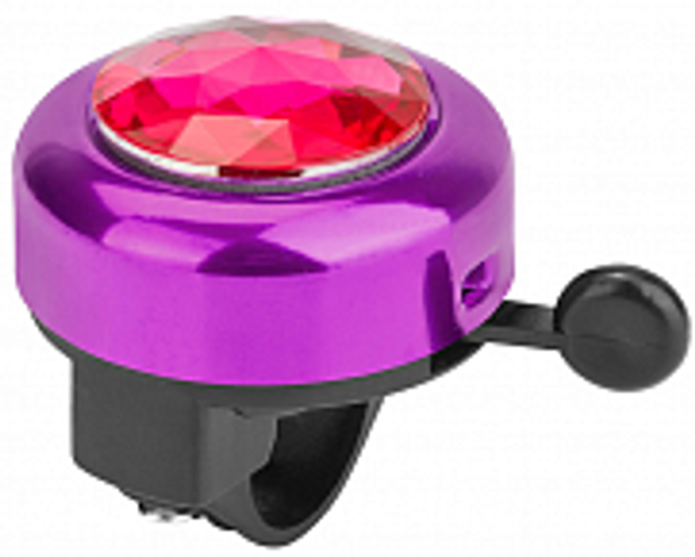 Звонок 45AZ-04 алюминий/пластик, чёрно-пурпурный