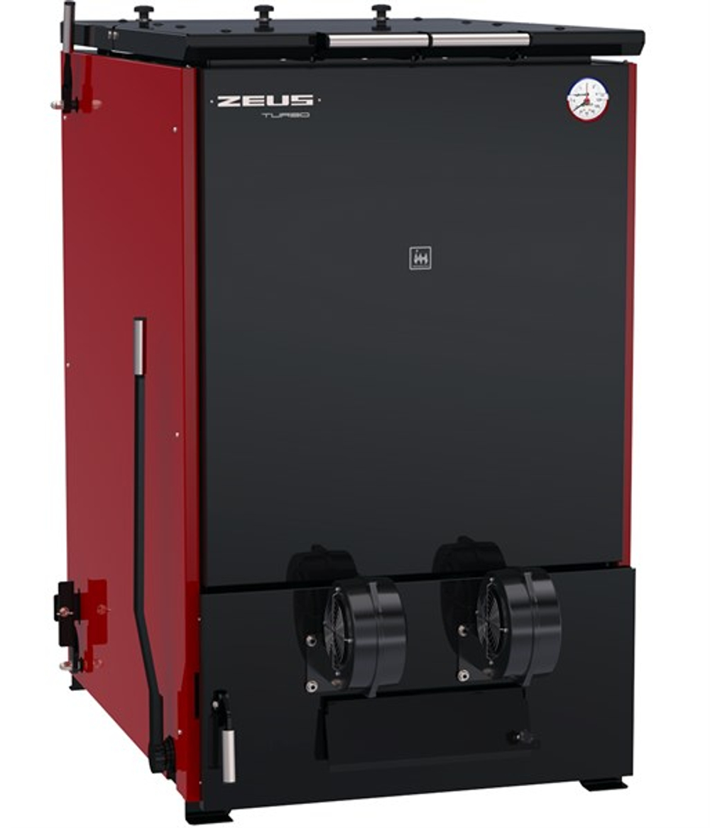Котел твердотопливный ZEUS Turbo (ЗевсТурбо) 56-76 кВт