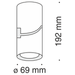 Спот светодиодный Maytoni Tube C019CW-01B