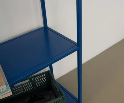 Стеллаж металлический 155х60х25, синий