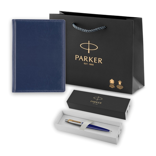 Подарочный набор - Parker Jotter, шариковая ручка + ежедневник