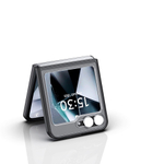 Чехол для Samsung Galaxy Z Flip 6 с прозрачной матовой задней панелью WLONS
