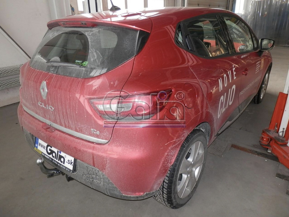 Фаркоп оцинкованный Galia R080A для Renault Clio хетчбек 2005-2012, 2012-(паспорт и сертификат в комплекте)(без электрики)